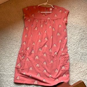 Tea short sleeve rainbow dress